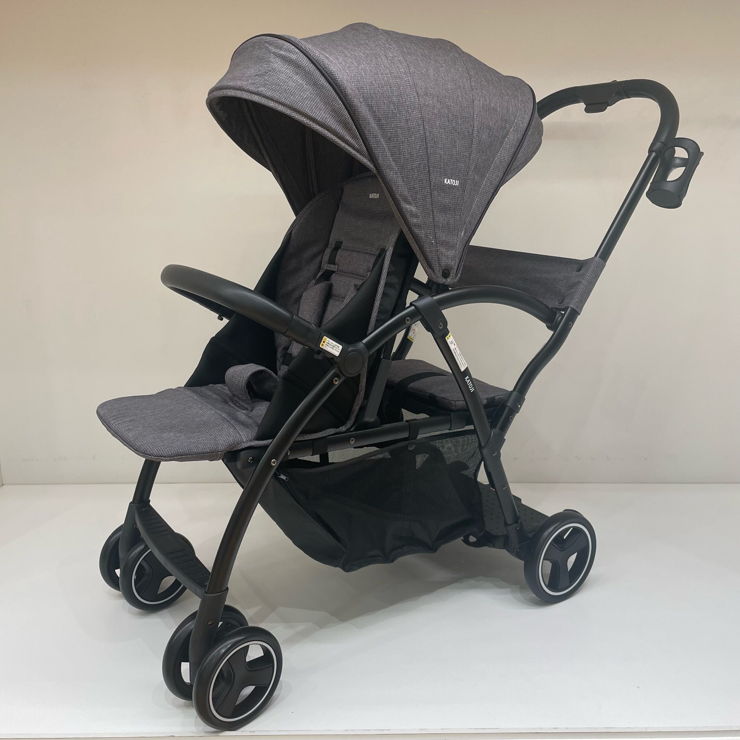 KATOJI ベビーカー 2-Seater（グレー） 111-1_ベビーカー 2-Seater